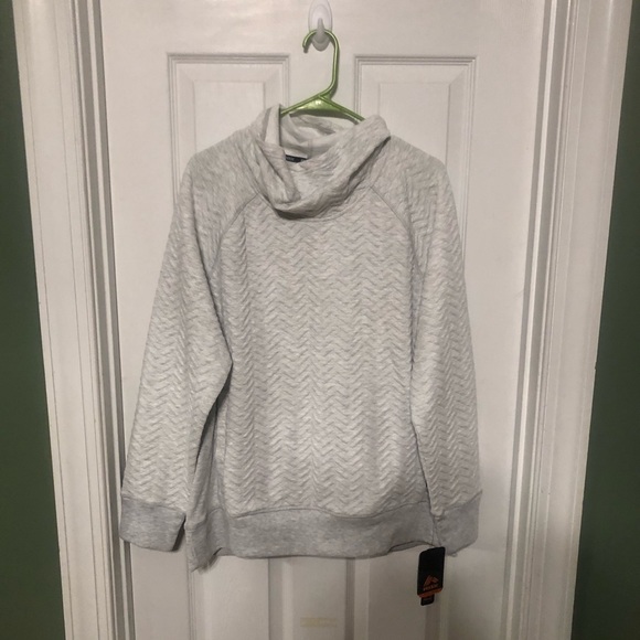 RBX Quilted Cowl Neck Pullover - Picture 13 of 16